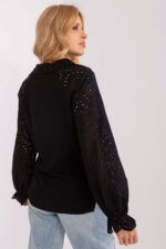 Bluzka Model LK-BZ-509328.20 Black - Lakerta -2