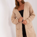 Sweter Kardigan Model DHJ-SW-1009.09P Beige - Italy Moda -1