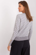 Sweter Damski Model AT-SW-2342.46P Grey - AT -3