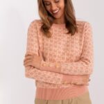 Sweter Damski Model AT-SW-2342.46P Dark Pink - AT -1