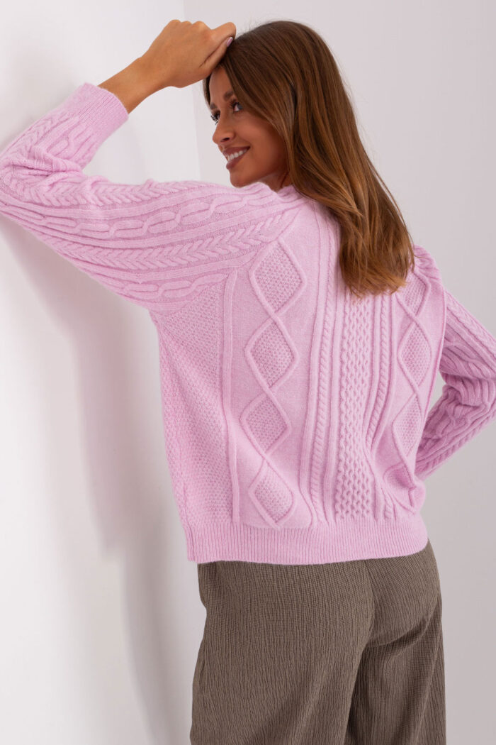 Sweter Damski Model AT-SW-2346-2.99P Light Violet - AT -3