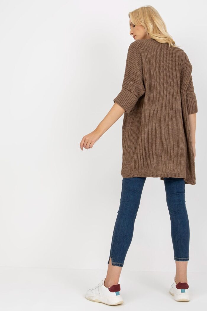 Sweter Kardigan Model LO-SW-LK-3002.98P Brown - Rue Paris -2