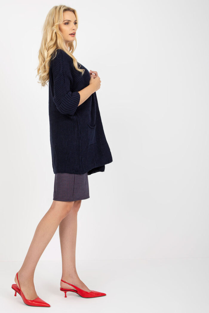 Sweter Kardigan Model LO-SW-LK-3002.98P Navy - Rue Paris -2