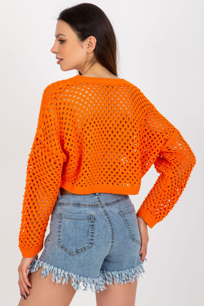 Sweter Damski Model BA-SW-9008.35P Orange - Badu -3