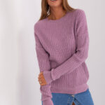 Sweter Damski Model AT-SW-2338.14P Light Violet - AT -1