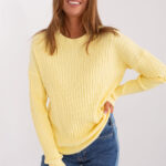 Sweter Damski Model AT-SW-2338.14P Light Yellow - AT -1