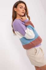 Sweter Damski Model BA-SW-8024.57P Violet - Badu -3