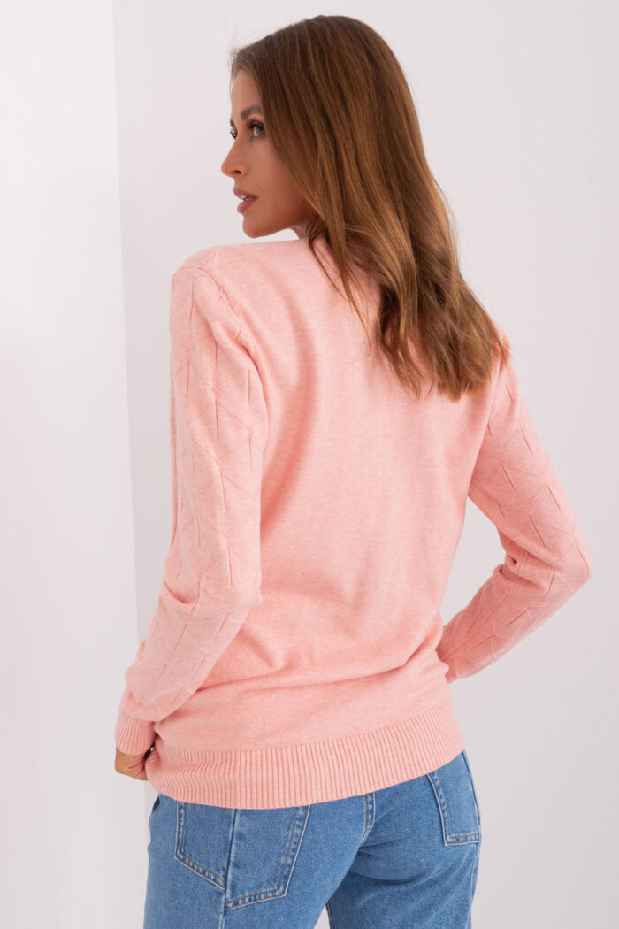 Sweter Damski Model AT-SW-232901.25X Light Pink - AT -3