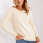 Sweter Damski Model AT-SW-232901.25X Light Beige - AT -1