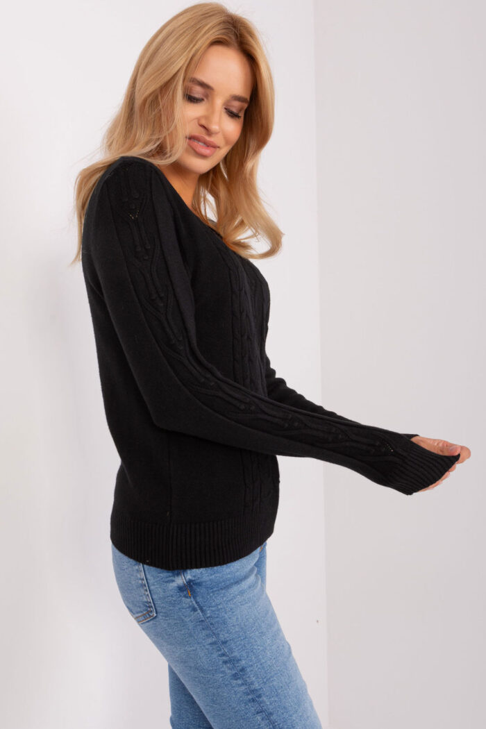 Sweter Damski Model AT-SW-2329.98P Black - AT -3