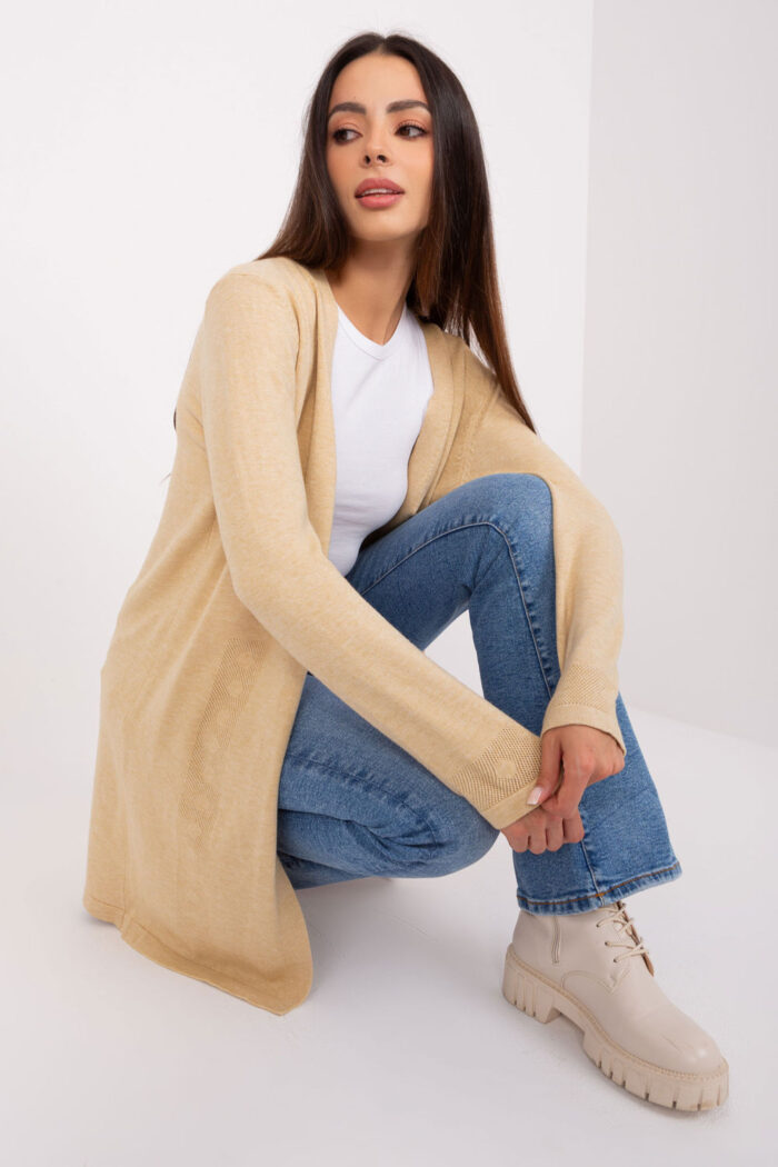 Sweter Kardigan Model AT-SW-2333.31X Beige - AT -4