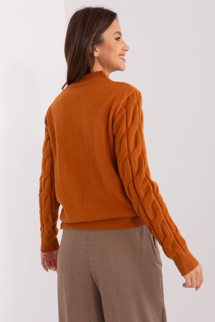 Sweter Damski Model AT-SW-2235.00P Light Brown - AT -3