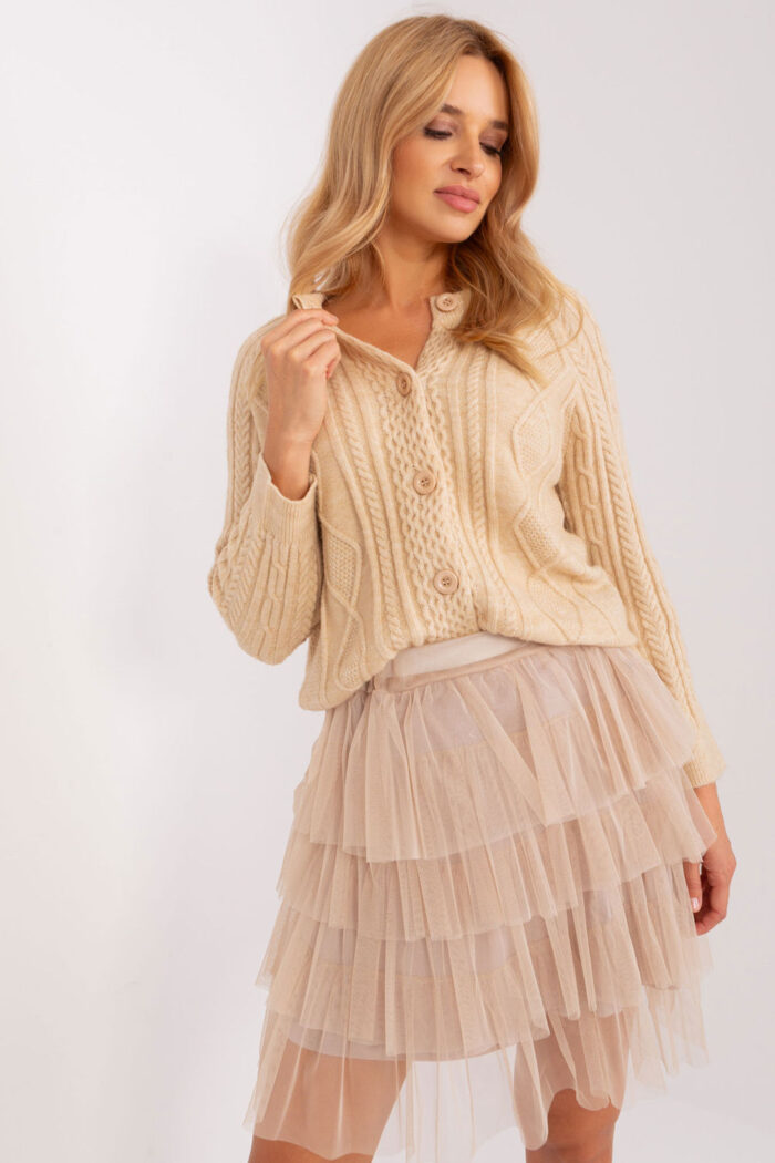 Sweter Damski Model AT-SW-2346-2.99P Beige - AT -1