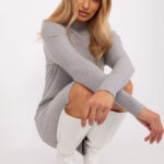 Sukienka Model PM-SK-PM319.19 Grey - Factory Price -1