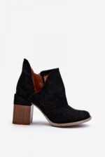 Botki Model Niartima A5722 Black - Step in style -2