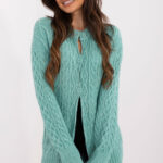 Sweter Damski Model AT-SW-23525.21 Mint - AT -1