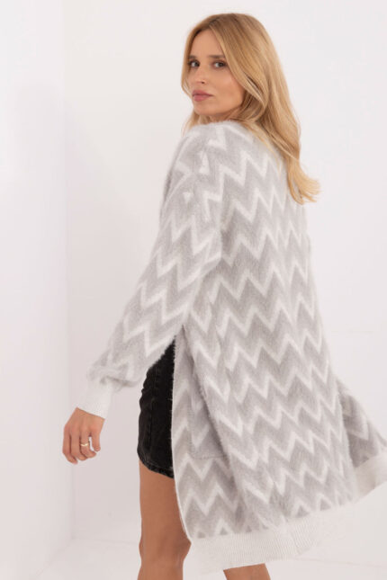 Sweter Kardigan Model AT-SW-2340-A.00 Grey - AT -2