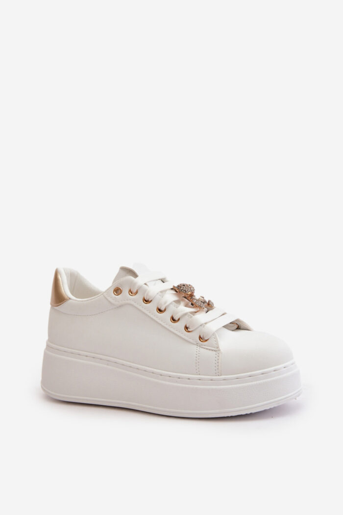 Buty Sportowe Model Vailina C3005 White/Gold - Step in style -2