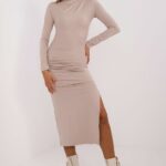 Sukienka Model LK-SK-509642.02 Beige - Lakerta -1