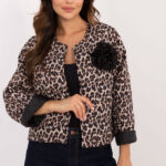 Kurtka Damska Model DHJ-KR-A8357-2.87 Black/Beige - Italy Moda -1