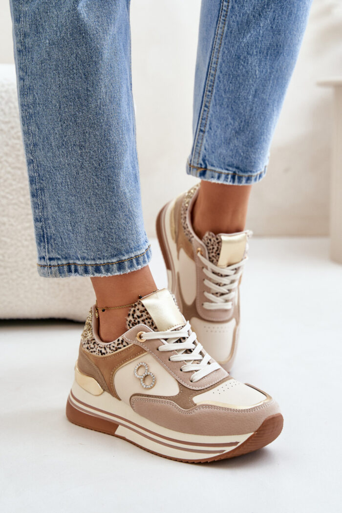 Buty Sportowe Model Debizia YY-6 Beige - Step in style -1