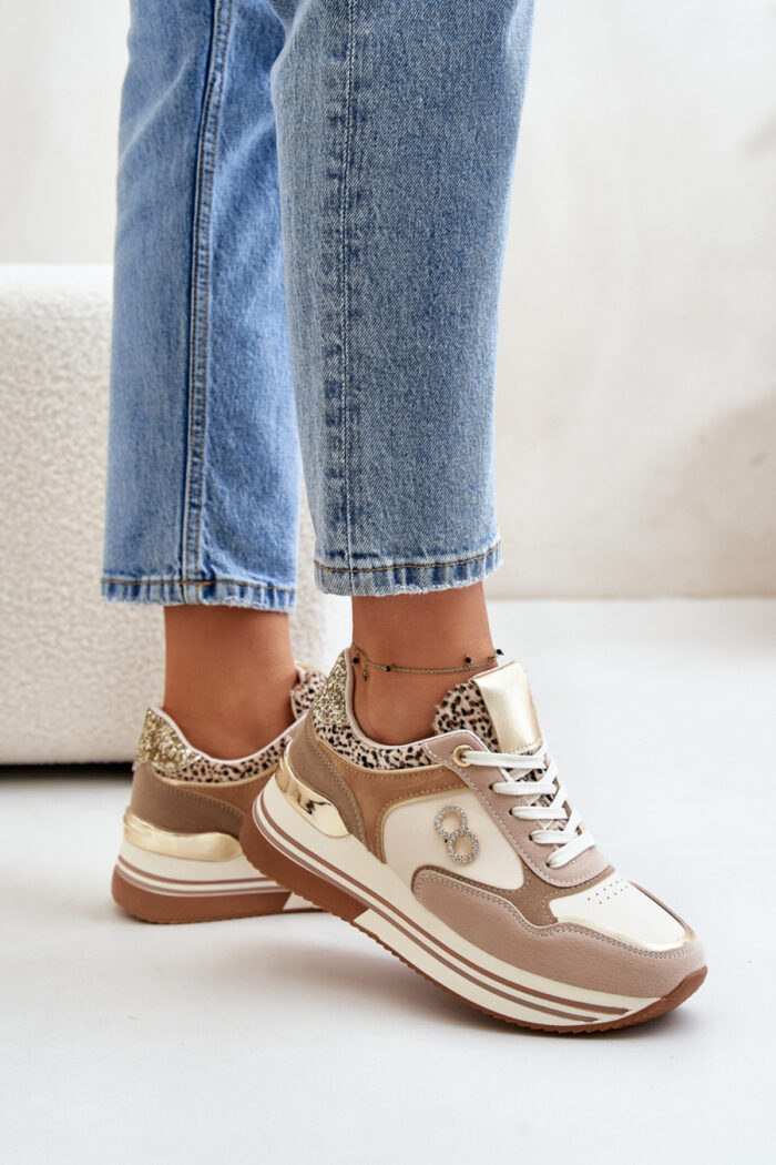 Buty Sportowe Model Debizia YY-6 Beige - Step in style -3