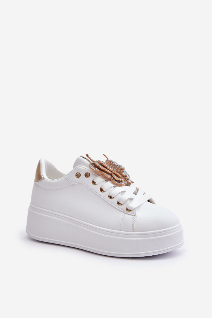 Buty Sportowe Model Naritevia YY-23 White/Gold - Step in style -2