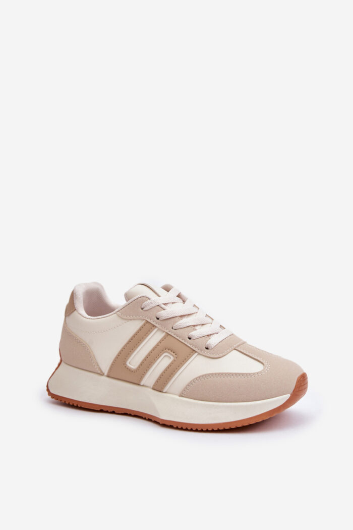 Buty Sportowe Model Thari 1W-N1 Beige - Step in style -2