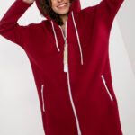 Bluza Damska Model RV-BL-4742.20P Bordo - Relevance -1