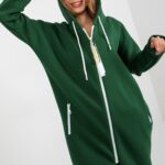 Bluza Damska Model RV-BL-4742.20P Dark Green - Relevance -1