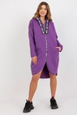 Bluza Damska Model RV-BL-6683.00P Dark Violet - Relevance -2