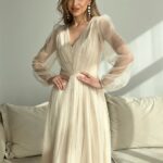 Sukienka Model 269-04 Ecru - Bicotone -1