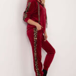 Spodnie Komplet Model DHJ-KMPL-9137.25 Bordo - Italy Moda -1