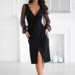 Sukienka Model 316-06 Black - Bicotone -1