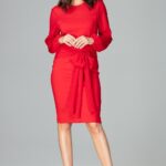 Sukienka Model K494 Red - Lenitif -1