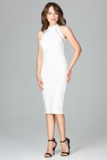 Sukienka Model K492 Ecru - Lenitif -2