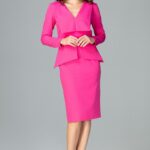 Sukienka Model K491 Fuksja - Lenitif -1