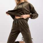 Spodnie Komplet Model FA-KMPL-7512.42P Khaki - Fancy -1