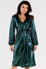 Sukienka Model A564 Green Dots - awama -1