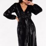 Sukienka Model A564 Black Dots - awama -1