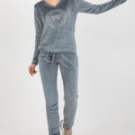 Spodnie Komplet Model RV-KMPL-8442.23P Grey/Blue - Relevance -1