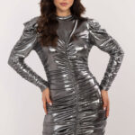 Sukienka Model DHJ-SK-15353.58P Dark Grey - Italy Moda -1