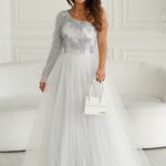 Sukienka Model 303-03 Grey - Bicotone -1