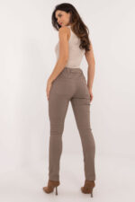 Spodnie Damskie Model DHJ-SP-21258.32 Dark Beige - Italy Moda -3
