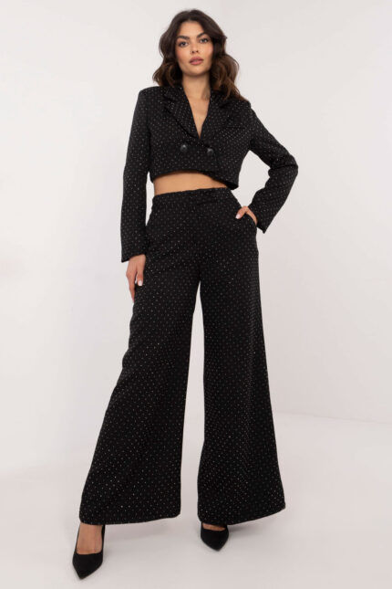 Spodnie-DHJ-SP-A8251.00-czarny - Italy Moda -1