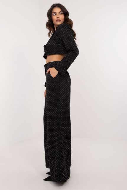 Spodnie-DHJ-SP-A8251.00-czarny - Italy Moda -2