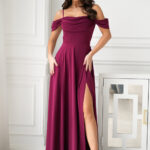 Sukienka Model 320-10 Bordo - Bicotone -1