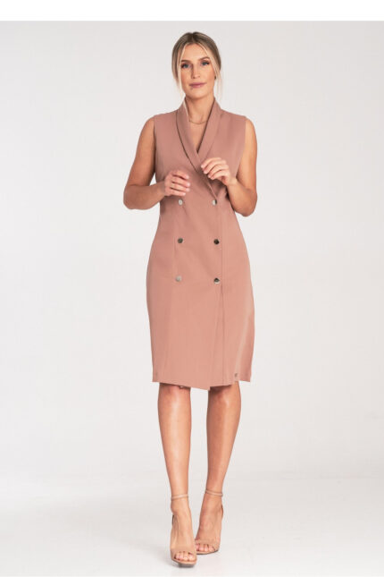 Sukienka Model M1067 Beige - Figl -2