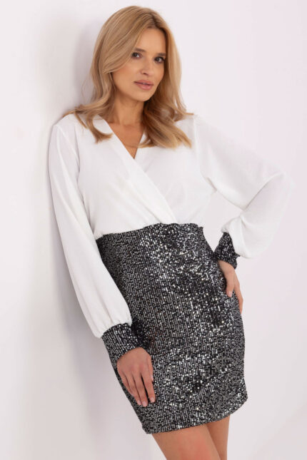 Sukienka Model MI-SK-61575.0 Ecru - Italy Moda -1