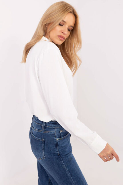 Koszula Damska Model MI-KS-91540.59P Ecru - Italy Moda -2